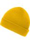 Knitted Beanie, børn: Farve: Gold yellow