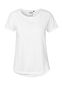 Neutral Roll Up Sleeve T-shirt, dame: Størrelse: 2XL, Farve: White