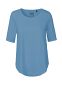 Neutral Half Sleeve T-shirt, dame: Størrelse: 2XL, Farve: Dusty indigo