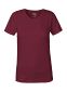 Neutral Interlock T-shirt, dame: Størrelse: 2XL, Farve: Bordeaux
