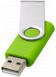 Drejelig USB-nøgle 2GB: Farve: Lime