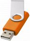 Drejelig USB-nøgle 1GB: Farve: Orange