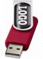 Drejelig USB-nøgle 2GB til doming: Farve: Rød