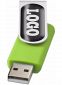 Drejelig USB-nøgle 2GB til doming: Farve: Lime