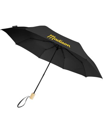 Birgit 21" foldbar vindtæt paraply af genvundet PET
