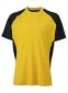 Competition Team T-Shirt: Størrelse: 2XL, Farve: Gul/sort