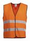 Arbejdsvest, EN 20471: Størrelse: L/XL, Farve: Fluorescerende orange