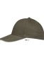 Sols Buffalo Cap: Farve: Army/beige