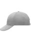 6 Panel Cap lamineret: Farve: Lysegrå