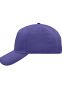 Centreret 5 Panel Cap: Farve: Mauve