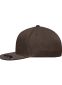 Flexfit® Flatpeak Cap: Størrelse: L/XL, Farve: Mørkebrun