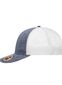 6 Panel Mesh Cap Mélange: Farve: Navy melange/hvid