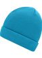 Knitted Beanie: Farve: Aqua