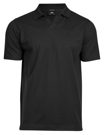 Luxury Stretch V-neck Polo, herre