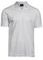 Luxury Stretch V-neck Polo, herre: Størrelse: 3XL, Farve: White