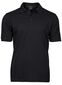 Luxury Stretch Polo, herre : Størrelse: 5XL, Farve: Black