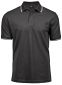 Luxury Stripe Stretch Polo, herre : Størrelse: 3XL, Farve: Dark grey/white