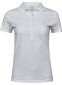 Luxury Stretch Polo, dame: Størrelse: 3XL, Farve: White