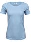 Stretch Tee, dame: Størrelse: 3XL, Farve: Light blue