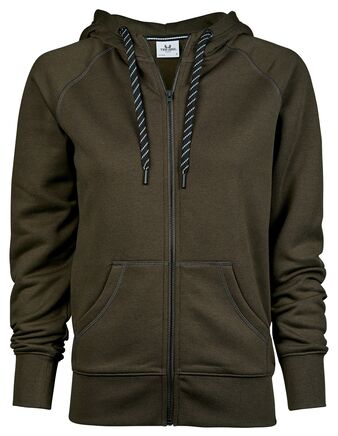 Fashion Full Zip Hood, dame