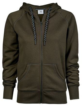 Fashion Full Zip Hood, dame