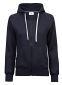 Fashion Full Zip Hood, dame: Størrelse: 2XL, Farve: Navy