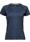 Performance Cooldry Tee, dame: Størrelse: 2XL, Farve: Navy melange