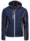 Hooded Lightweight Performance Softshell, herre : Størrelse: 3XL, Farve: Navy/grå