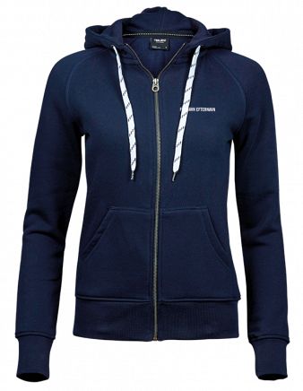 Fashion full zip hoodie, dame