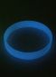 Silikonearmbånd glow in the dark med trykt logo : Farve: Blå