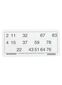 Plastlaminerede bankoplader, 10 x 21 cm.: Type: 1 stk. 