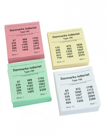 Danmarks Lotteriet, type 160