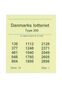 Danmarks Lotteriet, type 200: Farve: Gul