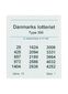Danmarks Lotteriet, type 300: Farve: Hvid