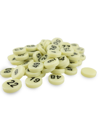 Opråberbrikker i plast