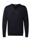 Milan Pullover V-neck, herre, regular fit: Størrelse: 5XL, Farve: Dark Navy