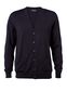 Milan Cardigan V-neck Buttons, herre, regular fit: Størrelse: 4XL, Farve: Dark Navy