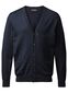 Milan Cardigan V-neck Buttons, herre, regular fit: Størrelse: 4XL, Farve: Navy melange