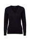 Copenhagen Pullover V-neck Rib, dame, regular fit: Størrelse: 4XL, Farve: Navy