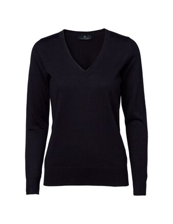 Copenhagen Pullover V-neck Rib, dame, regular fit
