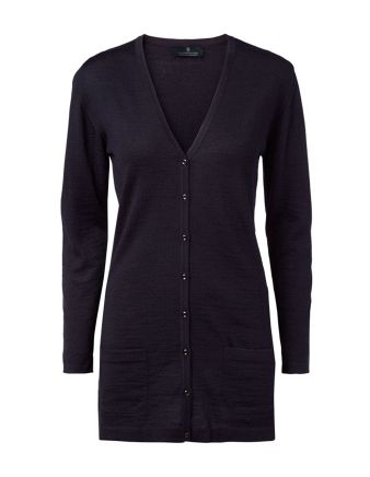 Copenhagen Cardigan V-neck Long, dame, regular fit