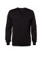 Copenhagen Pullover V-neck, herre, slim fit: Størrelse: 4XL, Farve: Sort