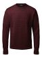 Saltum O-neck, herre, modern fit: Størrelse: 5XL, Farve: Warm burgundy