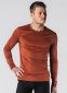 MENS TECHNICAL MERINO LS SHIRT: Størrelse: 2XL, Farve: Rust