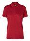 Active Poloshirt, dame: Størrelse: 4XL, Farve: Mørk rød melange