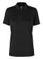 Active Poloshirt, dame: Størrelse: 4XL, Farve: Sort