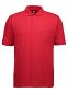 Klassisk Poloshirt med lomme: Størrelse: 4XL, Farve: Rød