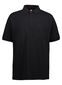 Klassisk Poloshirt med lomme: Størrelse: 6XL, Farve: Sort