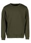 Økologisk Sweatshirt, herre: Størrelse: 4XL, Farve: Oliven