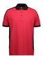 Pro Wear Poloshirt med kontrast: Størrelse: 6XL, Farve: Rød